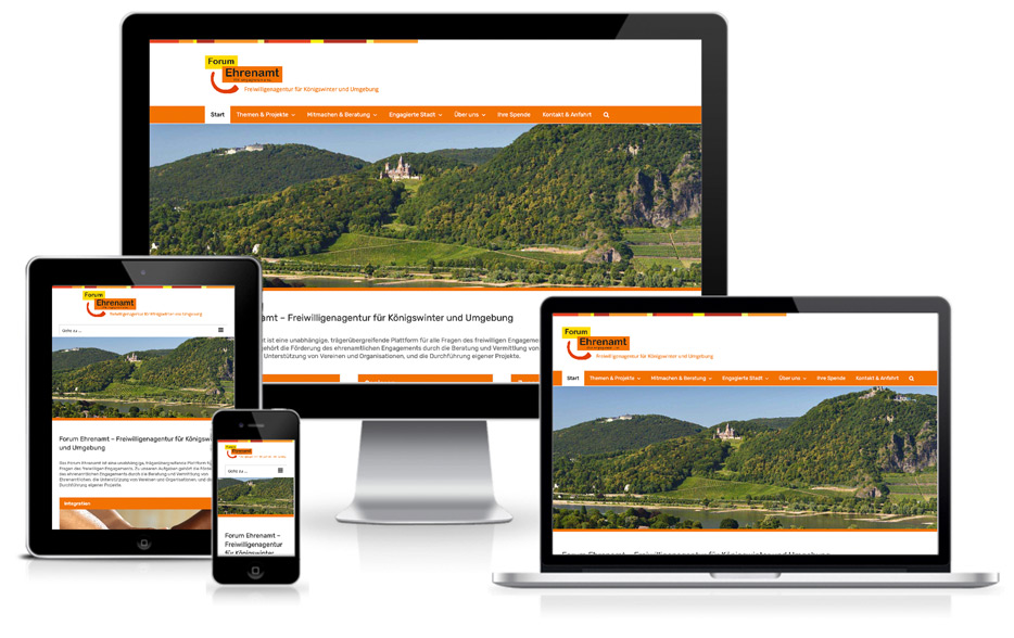 Multisite Wordpress Homepage - Forum Ehrenamt Königswinter