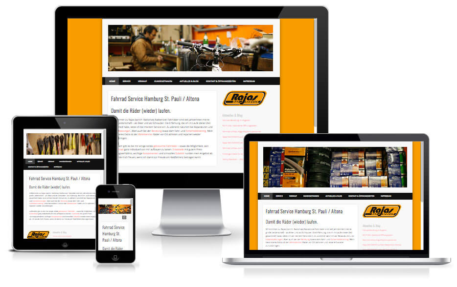 Rajas Radservice - WordPress Website