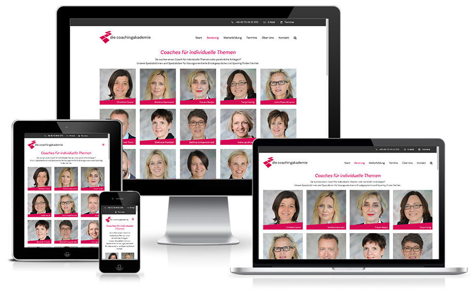 die coaching akademie - WordPress Website