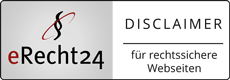 eRecht24 DISCLAIMER rechtssichere Webseiten