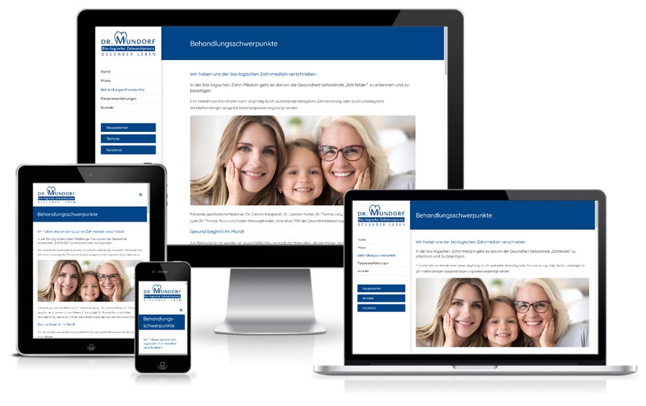 Website - Zahnarzt Dr. Mundorf Rahlstedt Biologische Zahn-Medizin