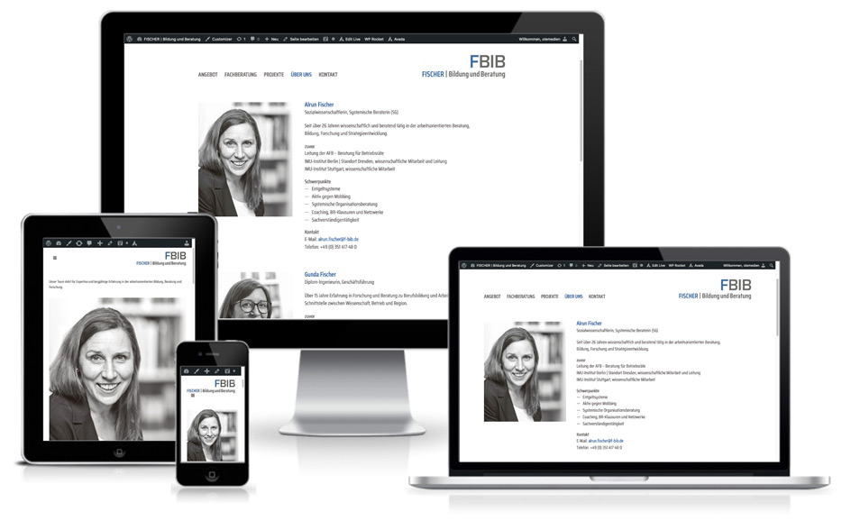 Website - FBIB Bildung, Beratung und Forschung Gunda Fischer Dresden