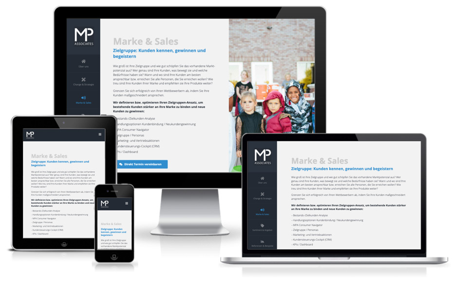Webdesign - Matthias Peter Associates Management-Berater, Fachexperten und Interim-Manager