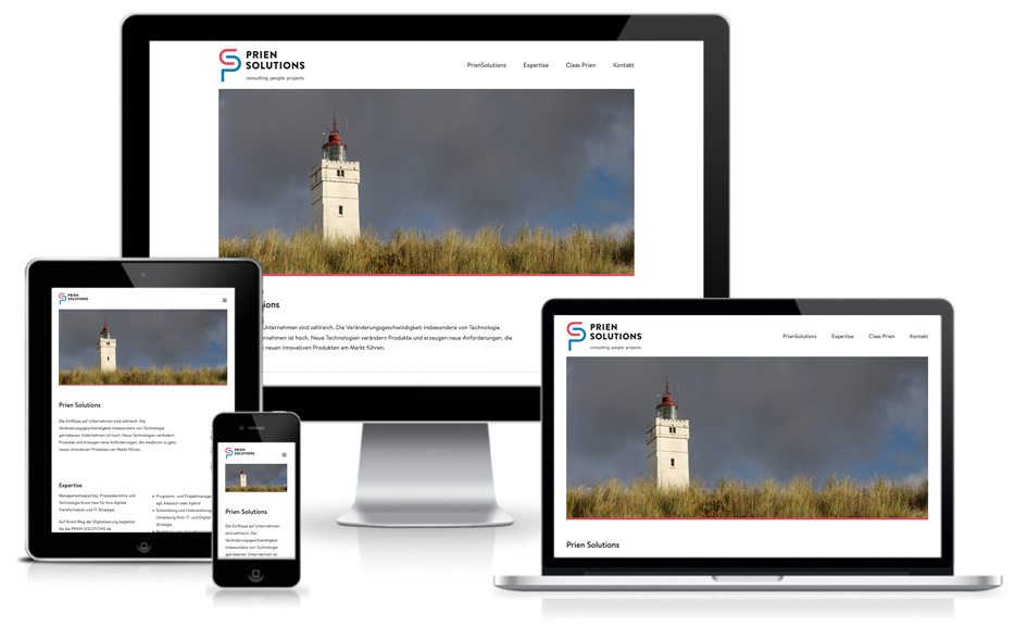 wordpress webdesign responsive Prien Claas