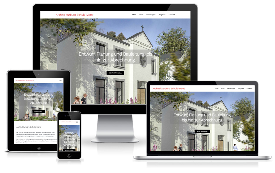 Webdesign Architekturbüro Architekt Schulz-Mons Altona Ottensen