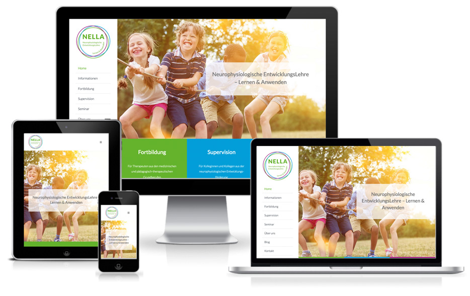 Website Neurophysiologische EntwicklungsLehre – Lernen & Anwenden