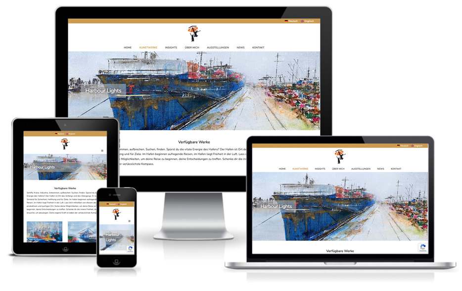 Webdesign Nina Groth bildende Künstlerin Deutschland
