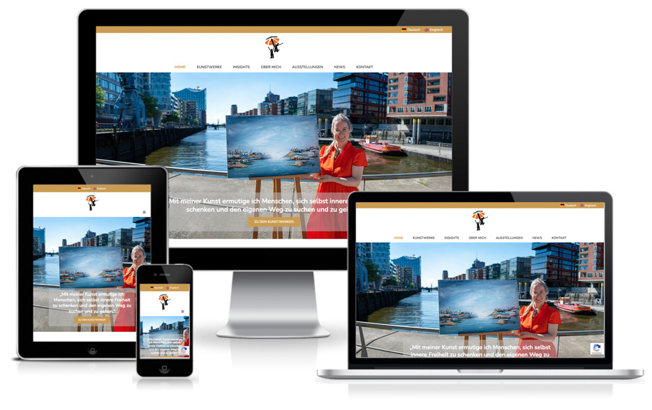 wordpress webdesign responsive nina groth