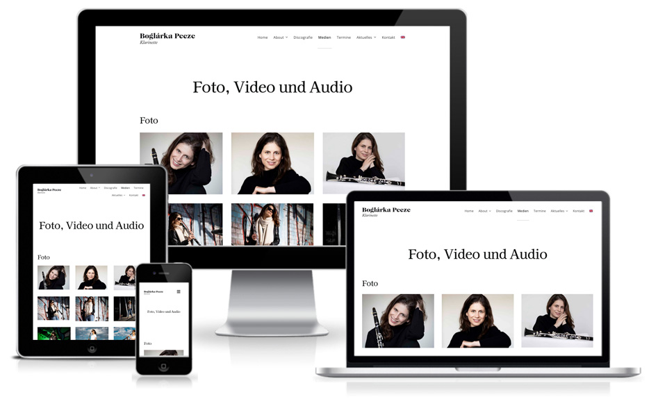 Homepage Musikerin Klarinettistin Boglarka Pecze Freiburg