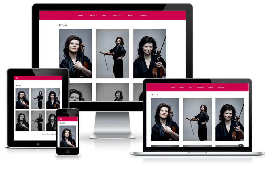 Webseite Susanne Zapf - Violinistin Musikerin Berlin