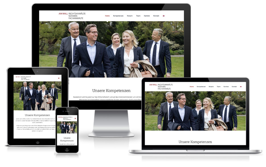Webdesigner Hamburg Rechtsanwälte AM WALL Bremen