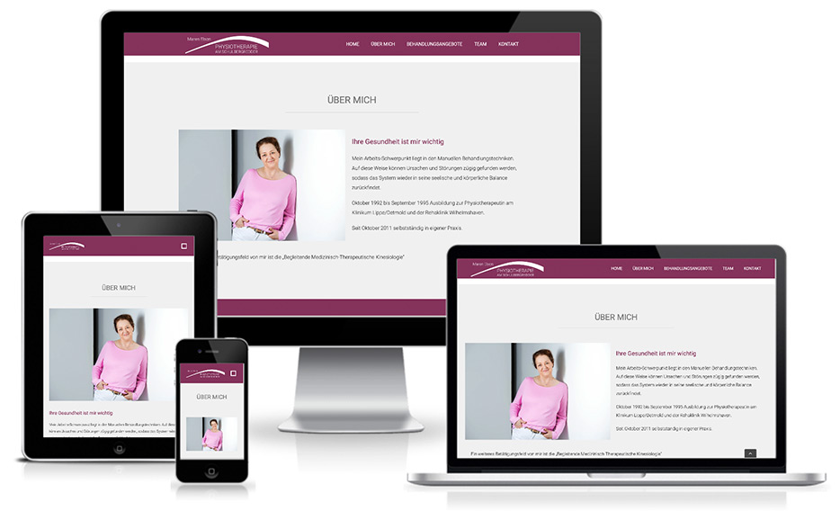 Website - Maren Elson Physiotherapie am Schulbergredder Alstertal Poppenbüttel